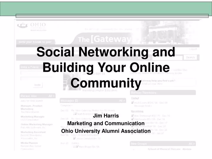 social networking and building your online community