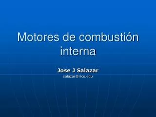 motores de combusti n interna