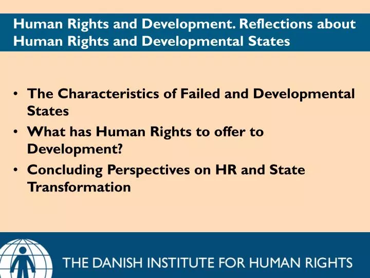 human rights and development reflections about human rights and developmental states