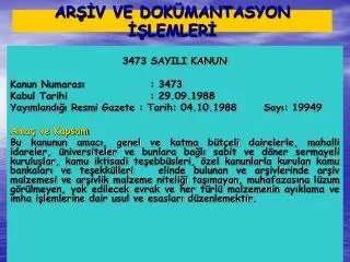 ar v ve dok mantasyon lemler