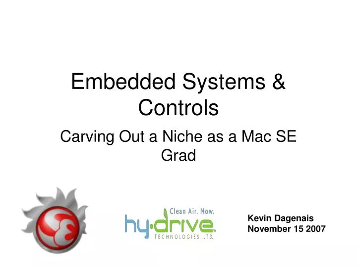 embedded systems controls