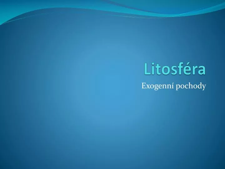 litosf ra