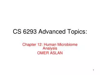 CS 6293 Advanced Topics: