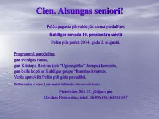 cien alsungas seniori