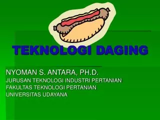 teknologi daging