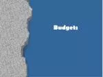 Budgets - slide 1
