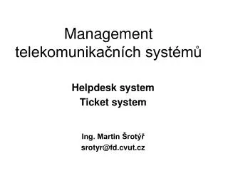 management telekomunika n ch syst m