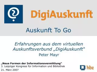 auskunft to go
