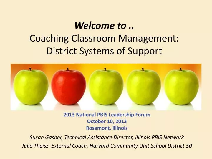 welcome to coaching classroom management district systems of support
