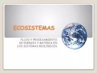ecosistemas