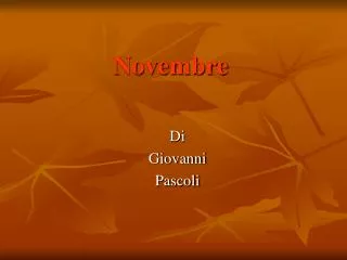 novembre