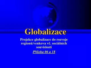 globalizace