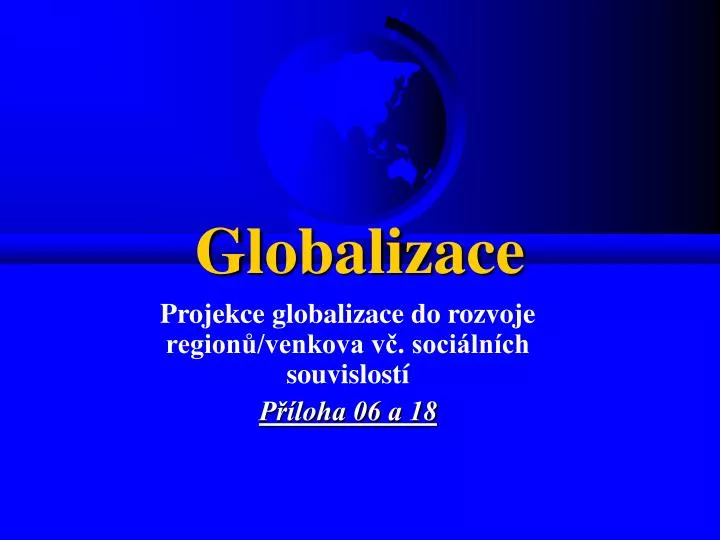 globalizace