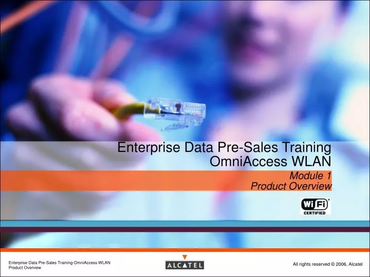 enterprise data pre sales training omniaccess wlan