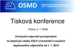 tiskov konference