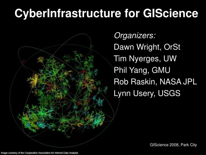 cyberinfrastructure for giscience