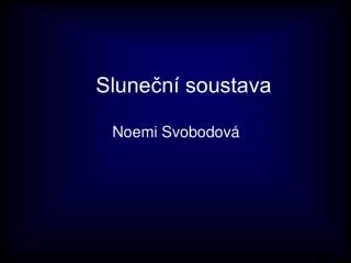 slune n soustava