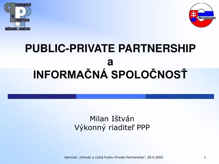 public private partnership a informa n spolo nos