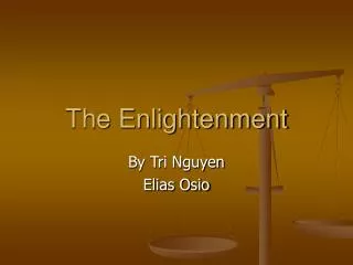 The Enlightenment