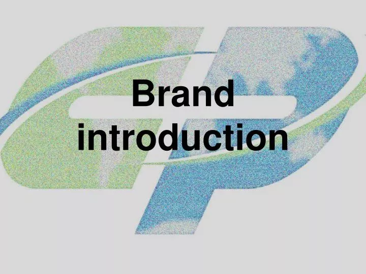 brand introduction