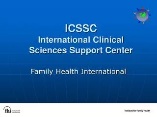 ICSSC International Clinical Sciences Support Center
