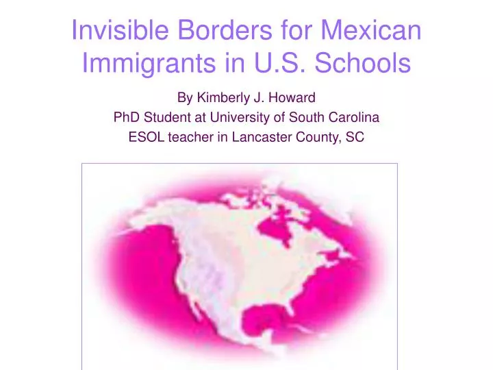 invisible borders for mexican immigrants in u s schools