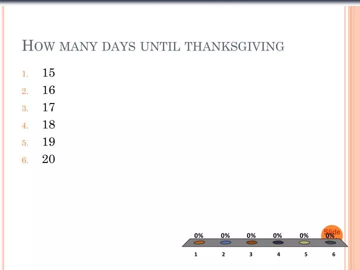 PPT How many days until thanksgiving PowerPoint Presentation, free