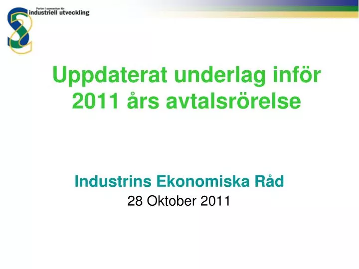 uppdaterat underlag inf r 2011 rs avtalsr relse