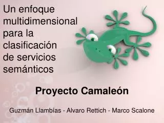 un enfoque multidimensional para la clasificaci n de servicios sem nticos
