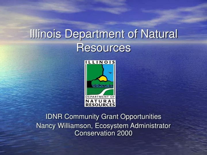 illinois department of natural resources