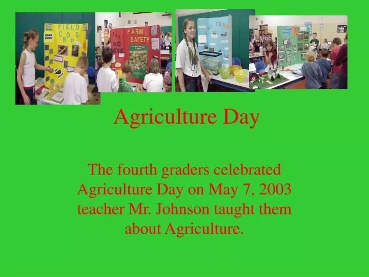 agriculture day