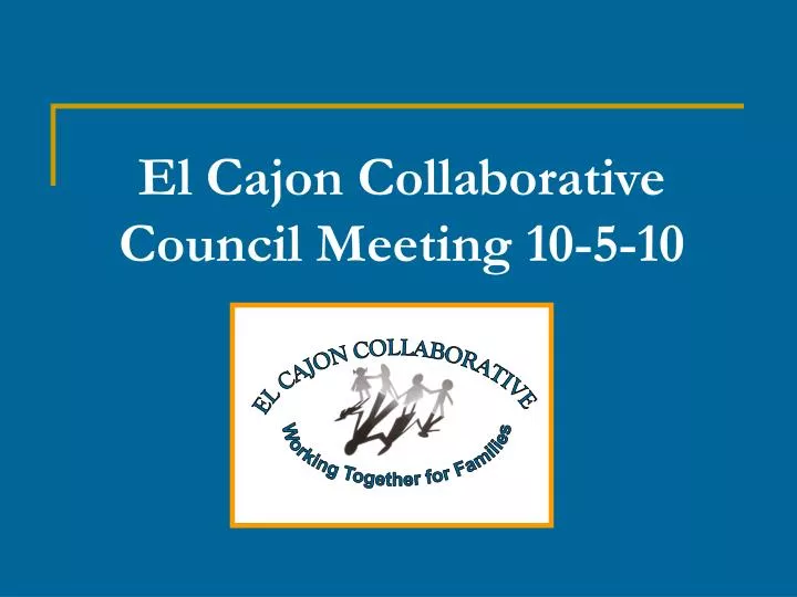 el cajon collaborative council meeting 10 5 10