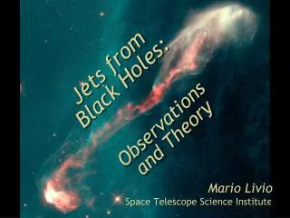Jets from Black Holes: Observations and Theory