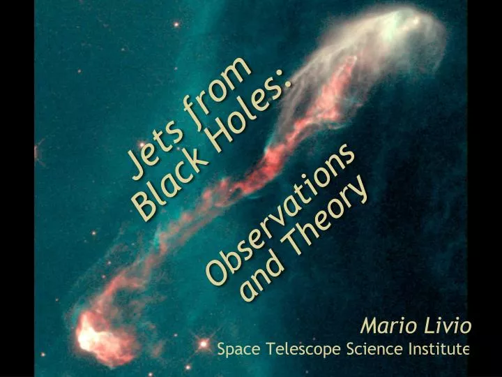 jets from black holes observations and theory