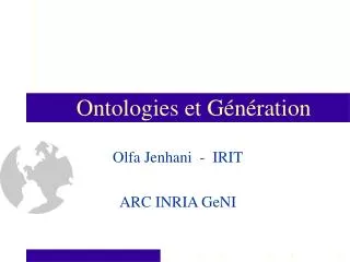 olfa jenhani irit arc inria geni