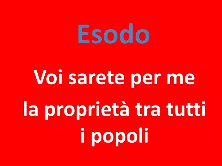 esodo