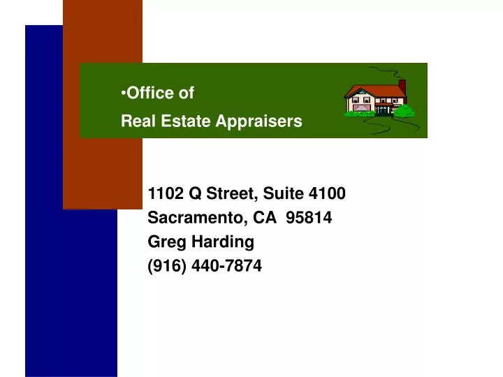 office of real estate appraisers