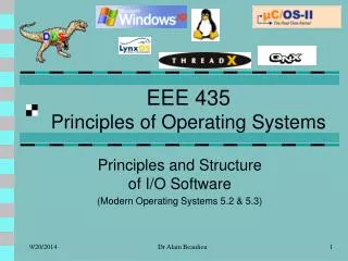 EEE 435 Principles of Operating Systems