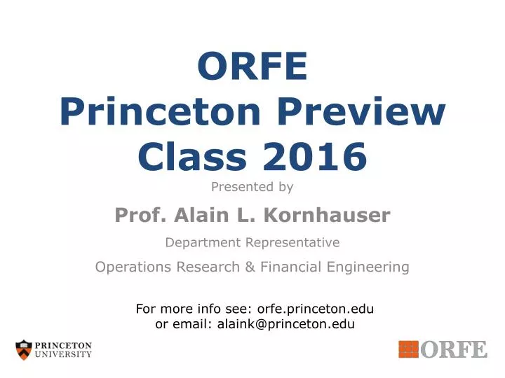 orfe princeton preview class 2016