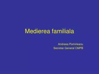 medierea familiala