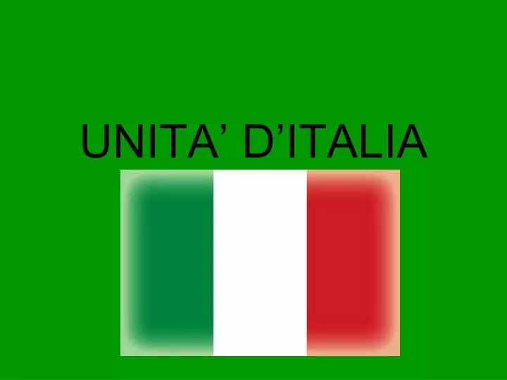 unita d italia