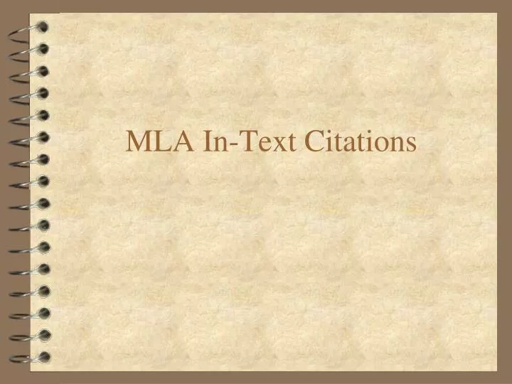 Ppt - Mla In-text Citations Powerpoint Presentation, Free Download - Id 