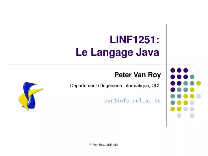 linf1251 le langage java