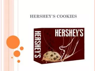 hershey s cookies