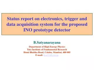 INO prototype detector