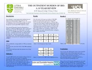 THE OUTPATIENT BURDEN OF IBD: A 10 YEAR REVIEW