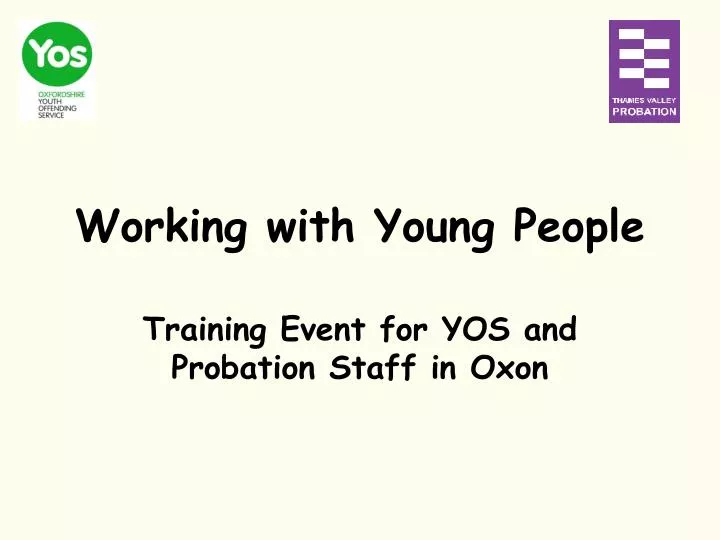 working with young people