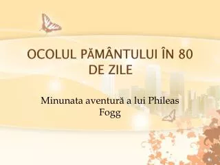 ocolul p m ntului n 80 de zile