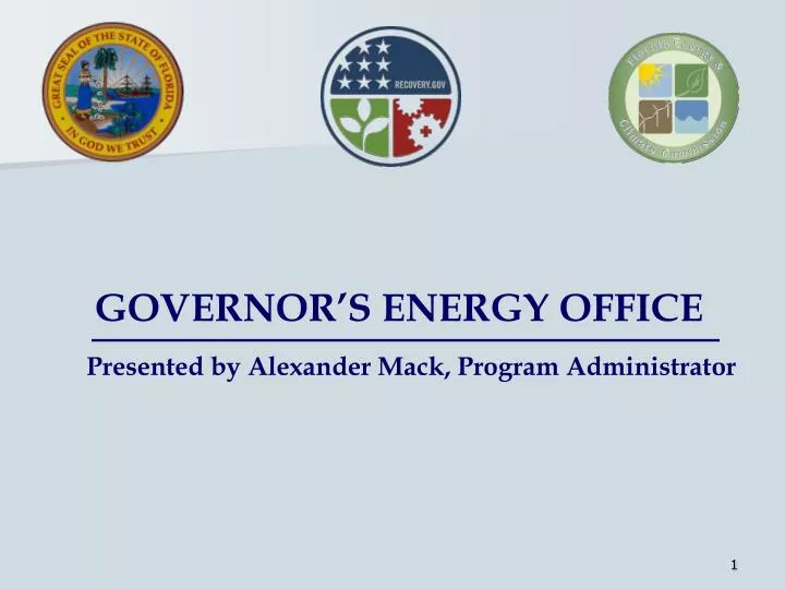 governor s energy office