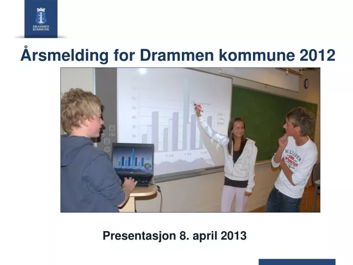 rsmelding for drammen kommune 2012